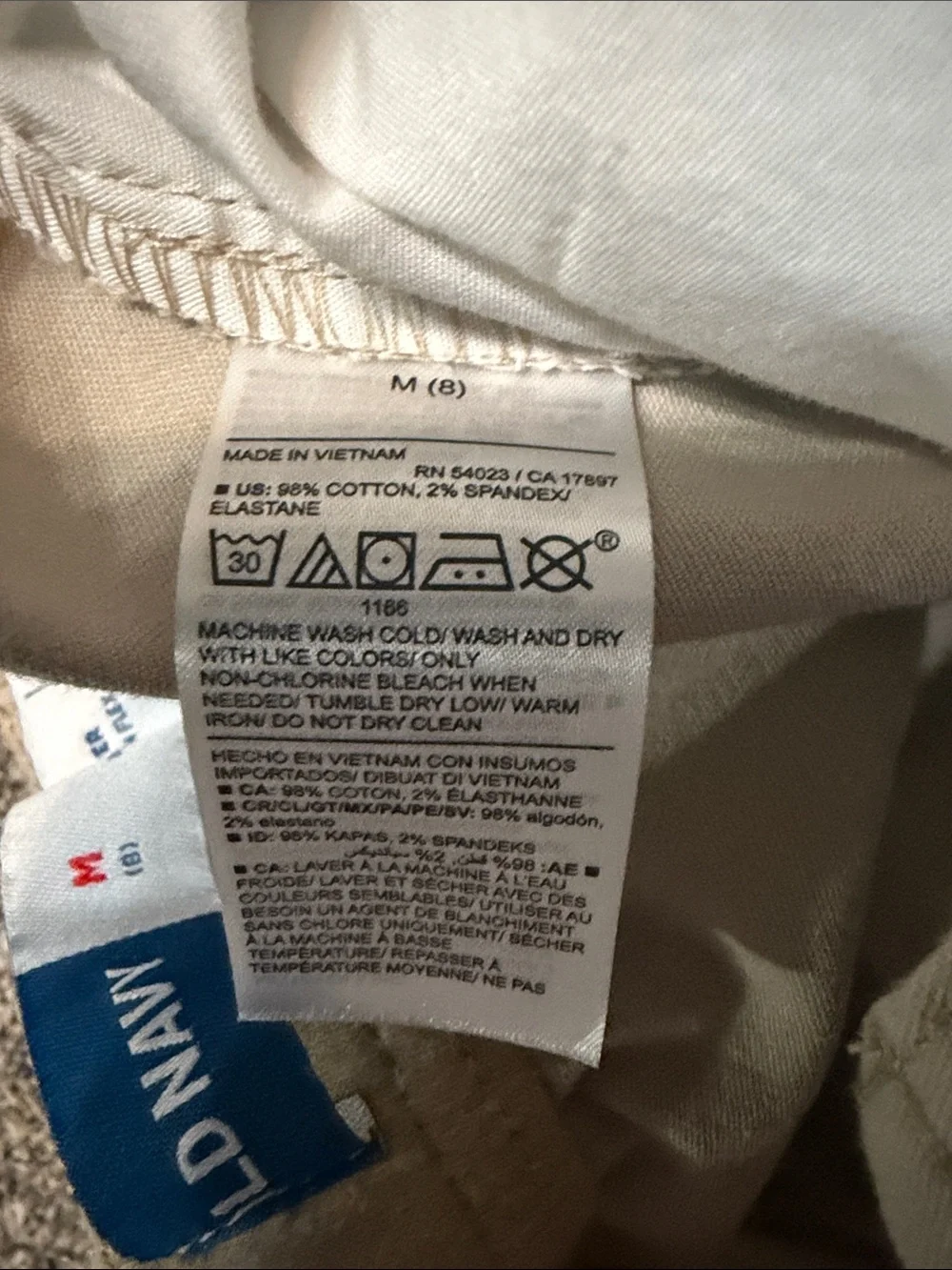 Boys Old Navy Kids Beige Chino Pants Size 8